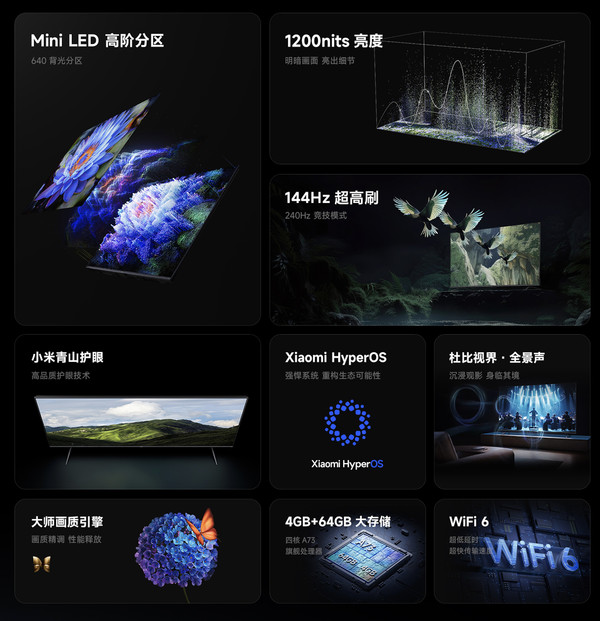 Experience the leading high-end picture quality flagship Xiaomi TV S 85 Mini LED released