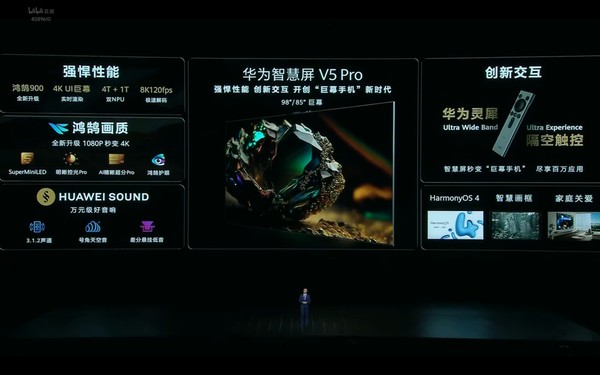 Huawei Smart Screen V5 Pro releases the first Lingxi pointing remote control smart screen that turns into a mobile phone in seconds