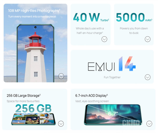 Huawei nova 12i is now available on the official website!Equipped with Snapdragon 680 and EMUI 14 system