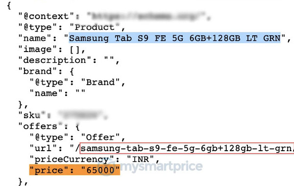 Samsung Tab S9 FE tablet price revealed: starting price is about 5,500 yuan