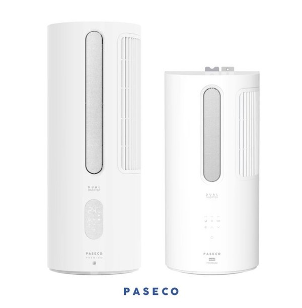 Paseco window air conditioners Premium 2 (left) and Premium Mini