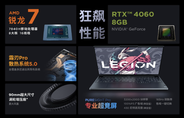 AMD joins hands with Lenovo to create 5X hard-core product Savior R9000X 2023 officially released