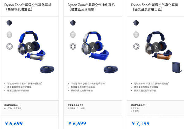 Dyson Zone is available in multiple versions