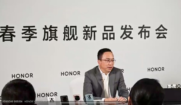 Honor CEO Zhao Ming was interviewed by the media