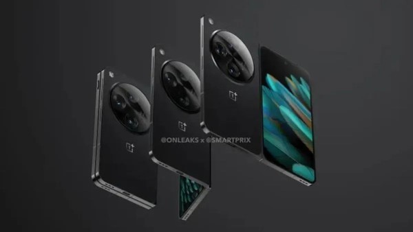 OnePlus folding screen mobile phone renderings