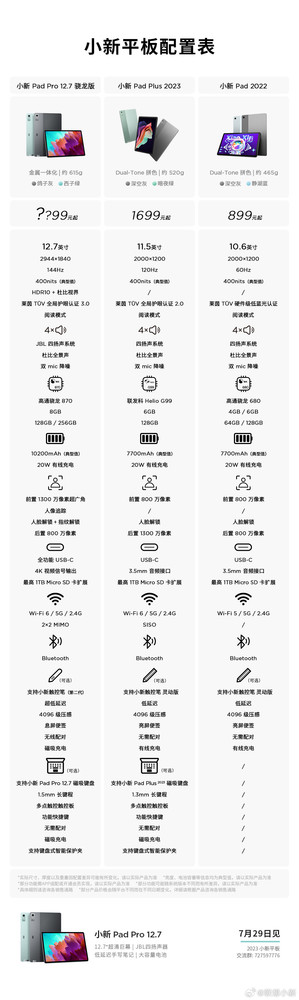 Lenovo Xiaoxin Pad Pro 12.7 configuration announced Snapdragon 870 is so strong!