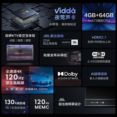 Vidda launches MUS music TV, adds AI audio editing, and allows users to enjoy karaoke at home