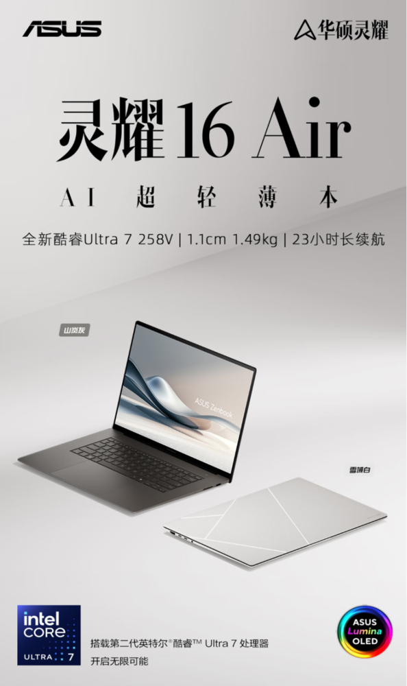 CES 2025 Asus Lingyao new products warm up Intel Arrow Lake architecture is coming