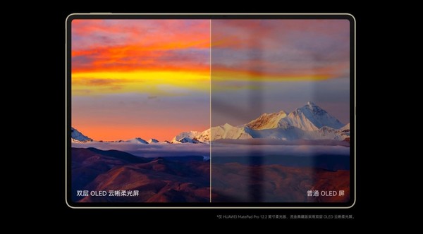 Double-layer OLED cloud-clear soft light screen supports Huawei MatePad Pro 12.2 first sale