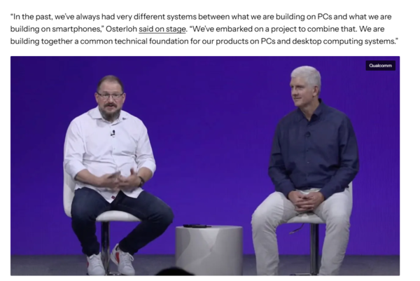 Google reveals PC project based on Android, Qualcomm CEO likes: Incredible