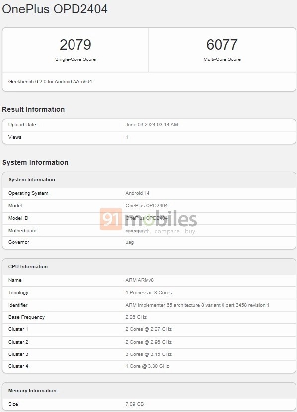 OnePlus Tablet 2 appears on Geekbench OnePlus Tablet 2 appears on Geekbench