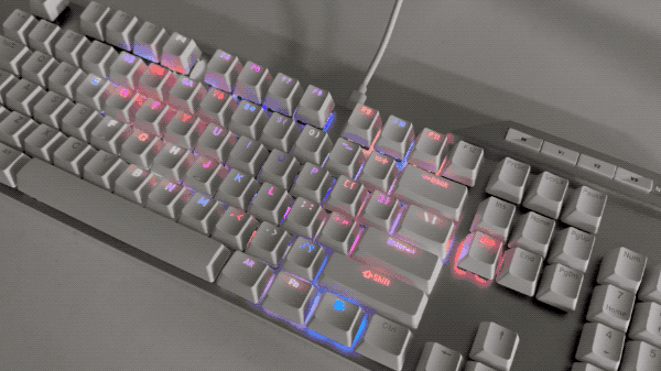 104-key full-size mechanical keyboard Rapoo V700DIY: using hot-swappable switches and colorful RGB to meet everyone’s individual needs 104-key full-size mechanical keyboard Rapoo V700DIY: using hot-swappable switches and colorful RGB to meet everyone’s individual needs