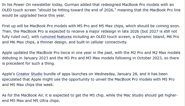 Apple is rumored to upgrade MacBook Pro twice this year to support cellular network connections Apple is rumored to upgrade MacBook Pro twice this year to support cellular network connections