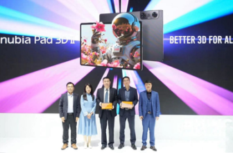 The world's first 5G+AI naked-eye 3D tablet nubia Pad 3D Ⅱ debuts at MWC24