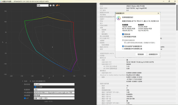 primary color gamut primary color gamut