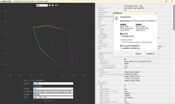 sRGB color gamut sRGB color gamut