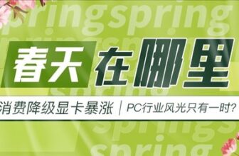 Where is spring: consumption of downgraded graphics cards has skyrocketed, and the PC industry will only be prosperous for a while?