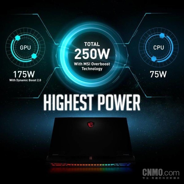 CPU+GPU performance release can reach 250W CPU+GPU performance release can reach 250W
