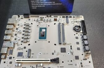 Mingxuan showcases Intel Panther Lake desktop solution notebook chip motherboard