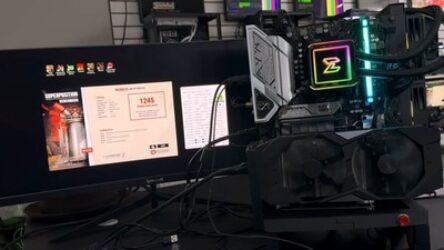 Nvidia GTX 1650 video memory modified to 8GB: performance nearly doubled